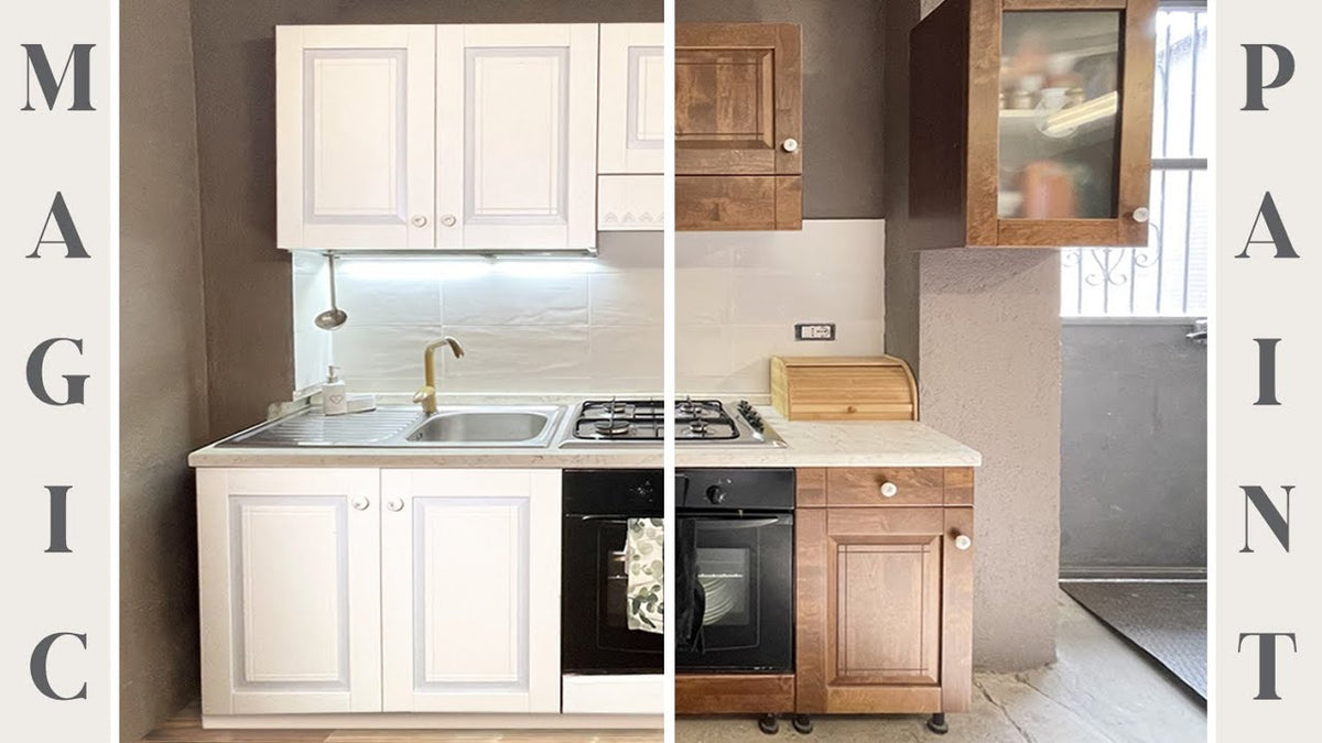 COME RINNOVARE E DIPINGERE LA VECCHIA CUCINA SENZA CARTEGGIARE