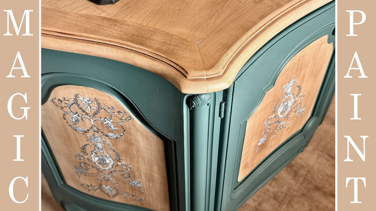Come levigare il legno senza rovinarlo! Colore su misura Magic Paint e transfer!