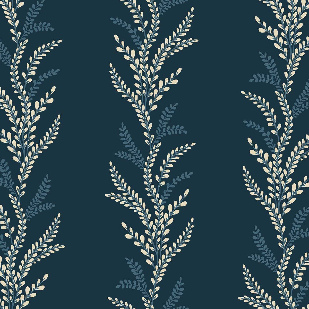 Carta da parati "Exbury Blu" - WALLQUEST | MULBERRY TREE