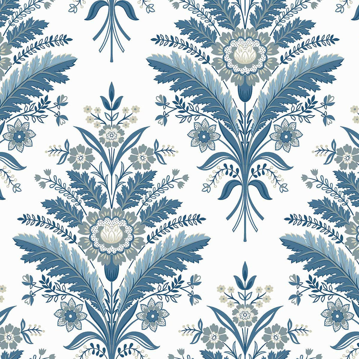 Carta da parati "Moorbank Azzurro" - WALLQUEST | MULBERRY TREE