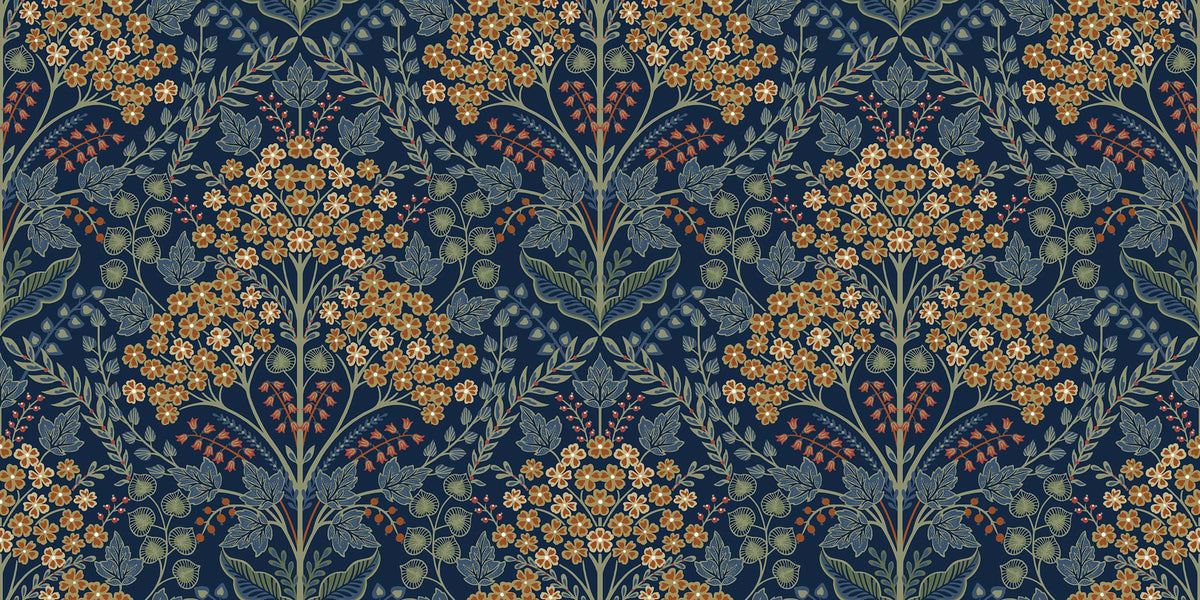 Tapete - „Zitrushain Wandbild - Blassrosa“ | WALLQUEST - DAISY BENNETT