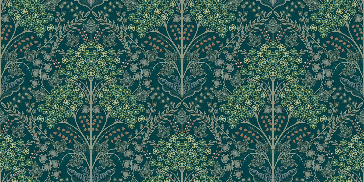 Tapete - „Zitrushain Wandbild - Blassrosa“ | WALLQUEST - DAISY BENNETT
