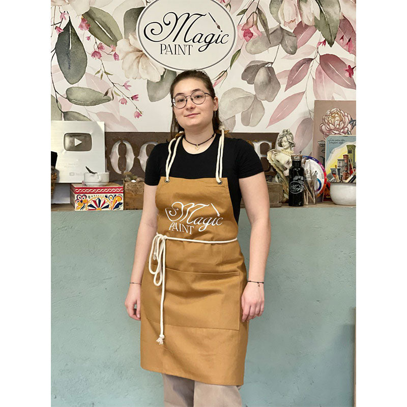 Grembiule Magic Paint Corda - Caramello