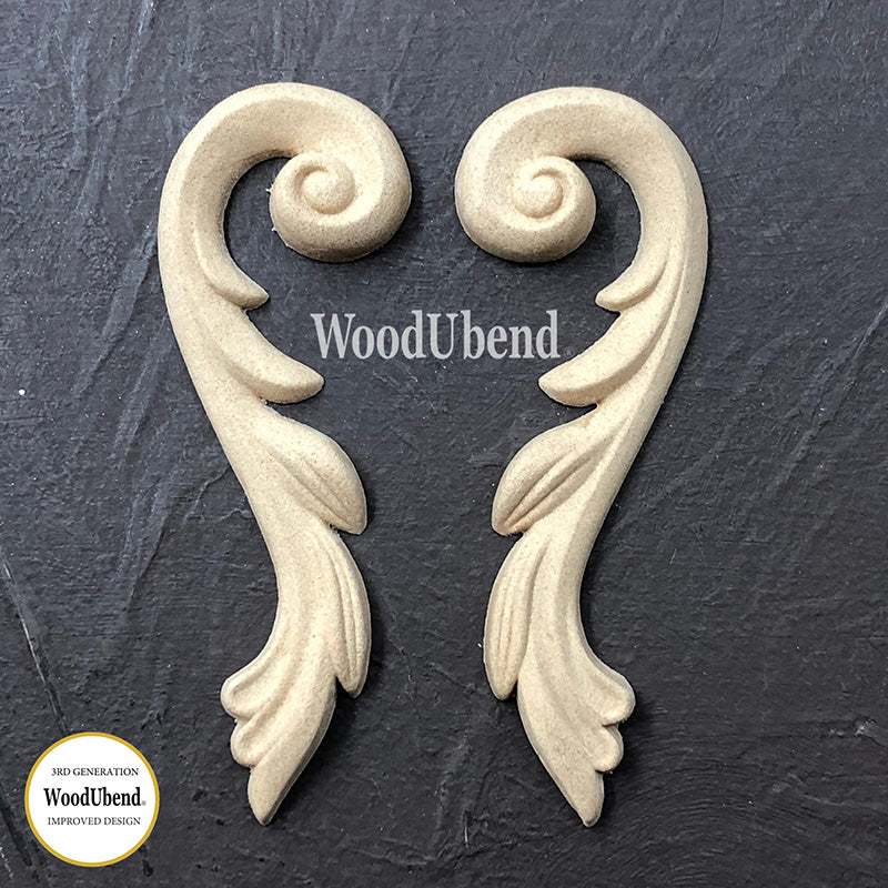 Coppia di Fregi Decorativi “Nature Wind”, WoodUbend