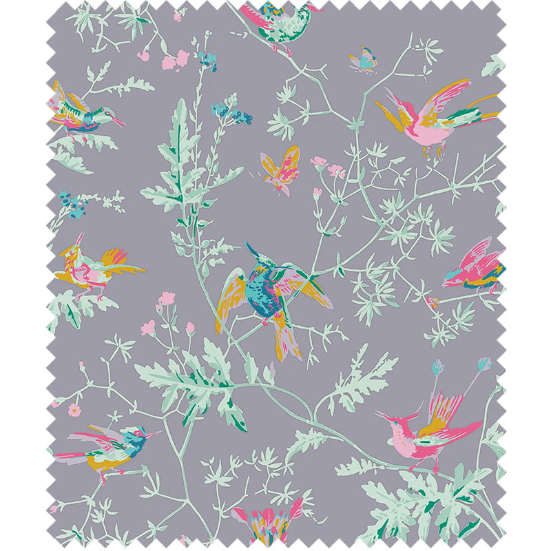 TESSUTO "Hummingbirds Periwinkle" - Selection of Hummingbirds - Cole & Son