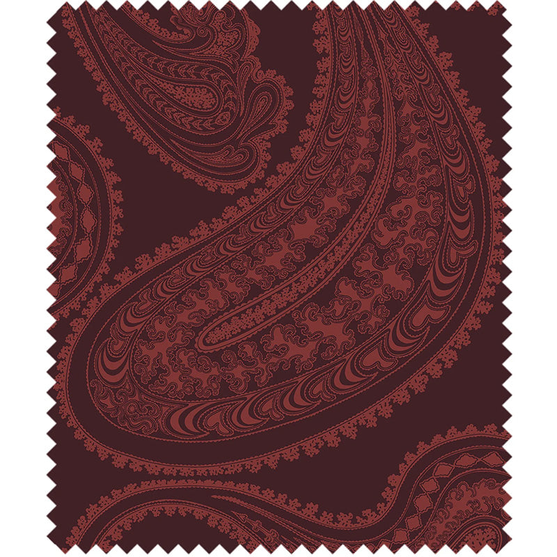 TESSUTO "Rajapur Velvet Rose on Dark Crimson" - The Contemporary - Cole & Son