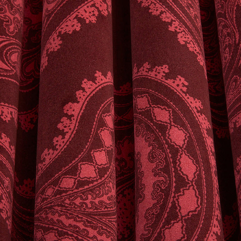 TESSUTO "Rajapur Velvet Rose on Dark Crimson" - The Contemporary - Cole & Son