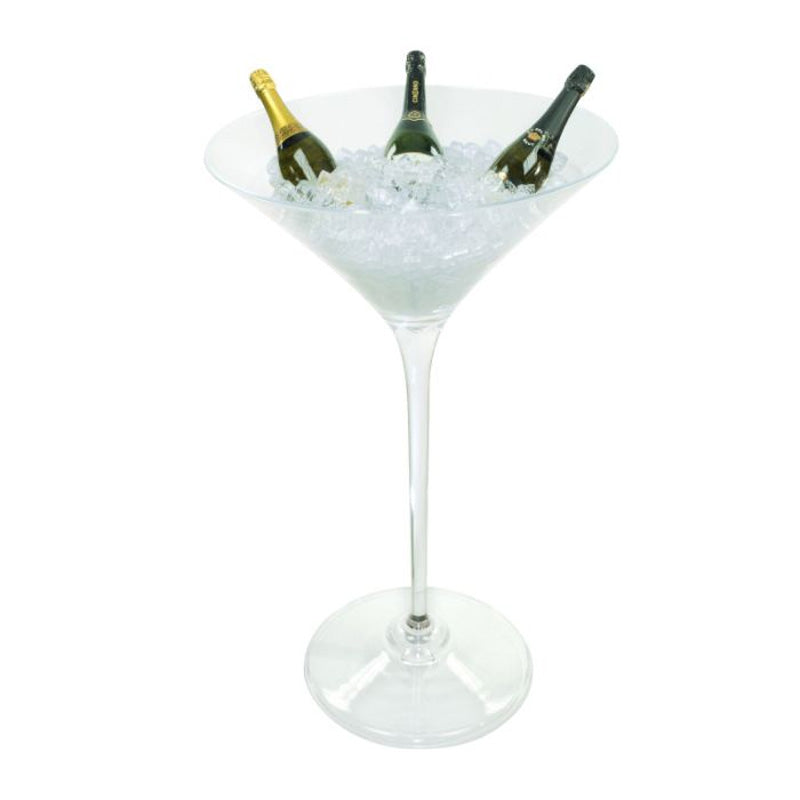 Portabottiglie "CALICE MARTINI" in acrilico h 85cm