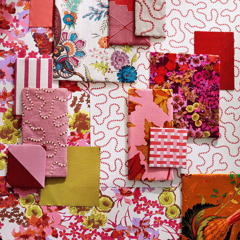 Carta da Parati “WIGGLE CARNELIAN/ROSE QUARTZ” | HARLEQUIN