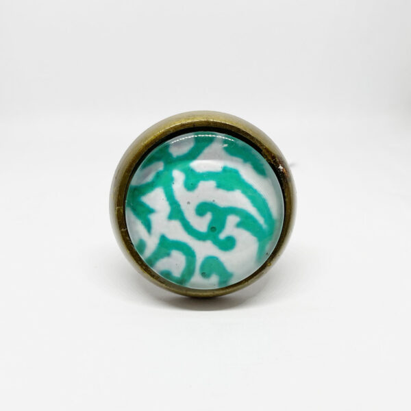 Pomello in Ferro e Vetro "Santorini"