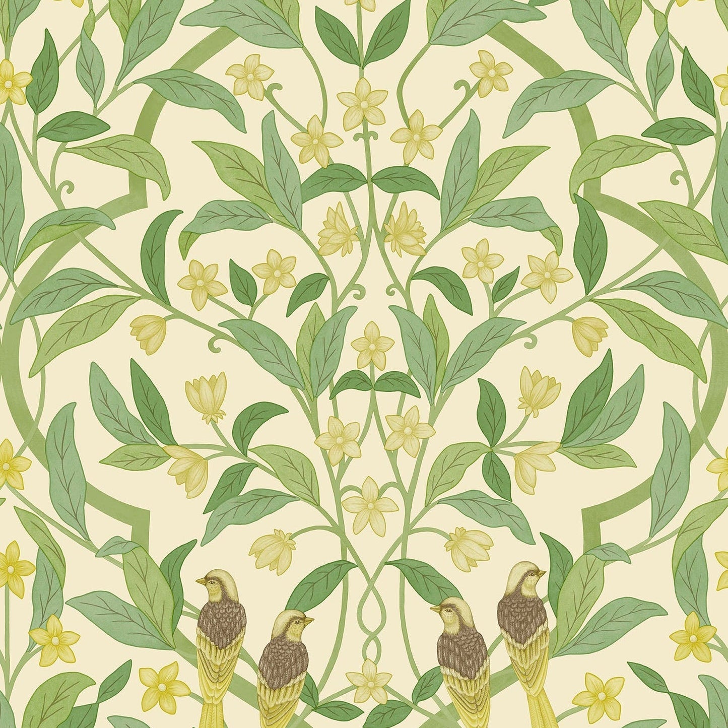 Tapete „Jasmin & Serin Symphonie beige“ | COLE & SON