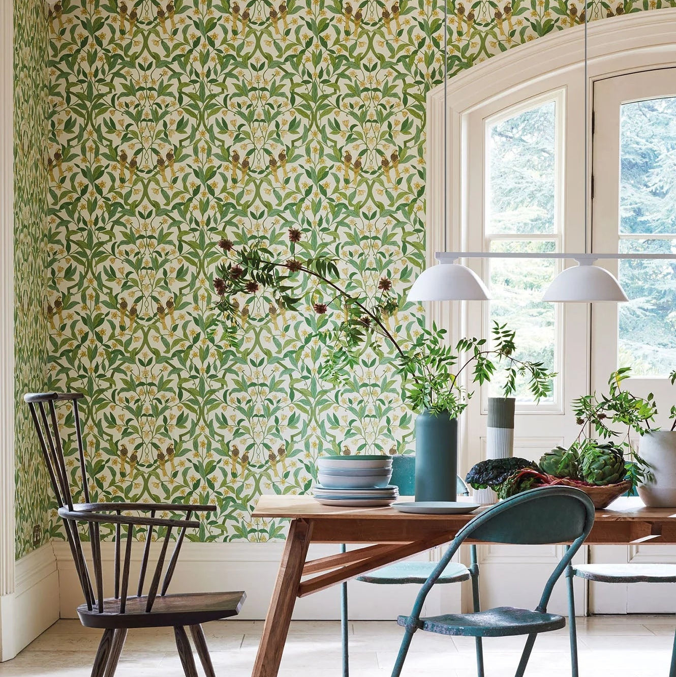 Tapete „Jasmin & Serin Symphonie beige“ | COLE & SON