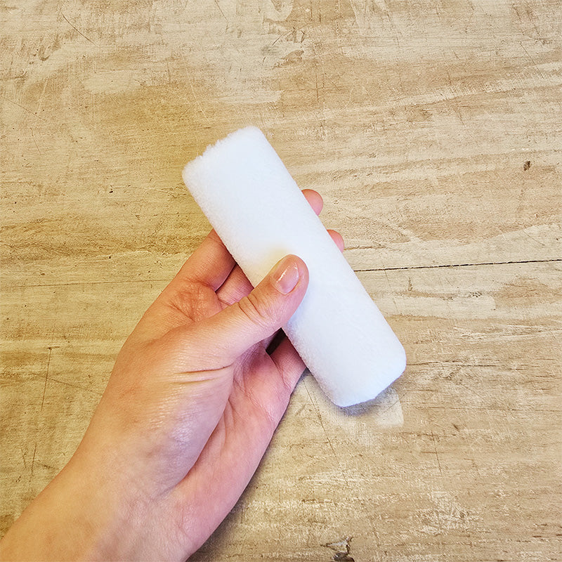 Ricarica Rullo Grande "Ce l'ho Lungo" In Microfibra Bianca 14mm