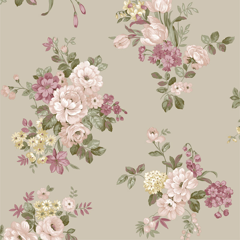 Carta da parati "Mazzolin Beige" a metraggio o rotolo