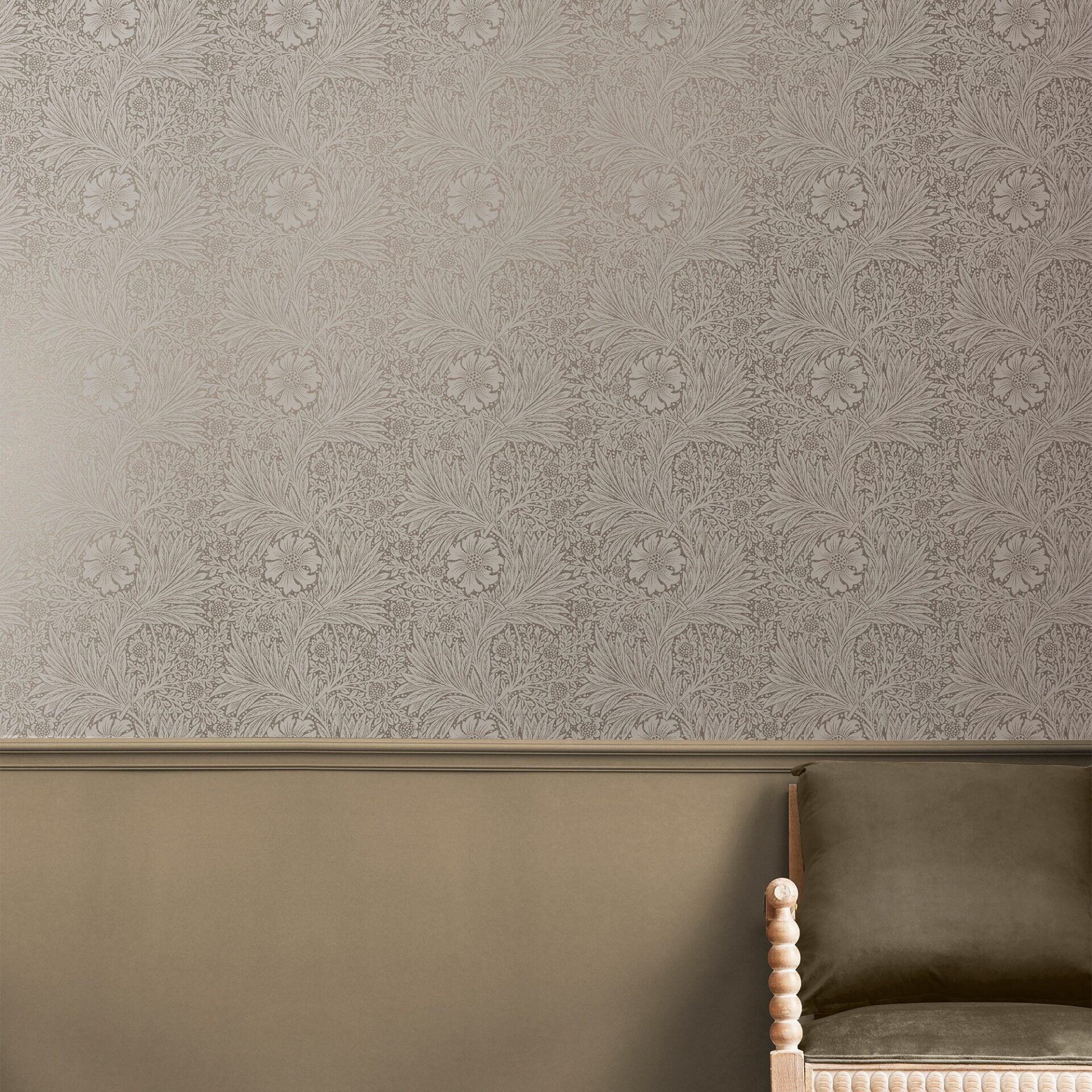 Carta da Parati "Marigold Fibrous Neutral" Morris at home