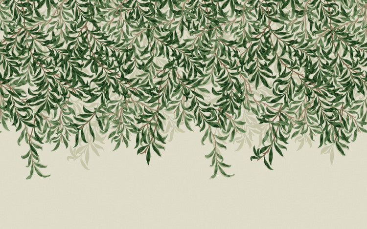 Carta da parati "Willow Bough Mural verde" - Morris at home