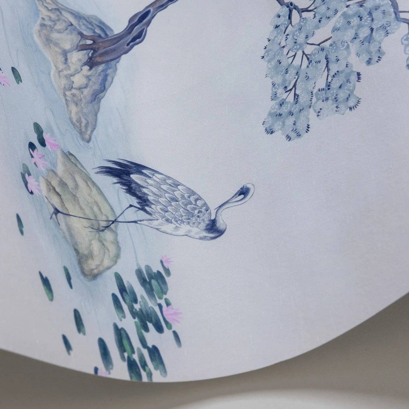 Carta da parati "Tile Toile blu" - YOKU | COLE&SON