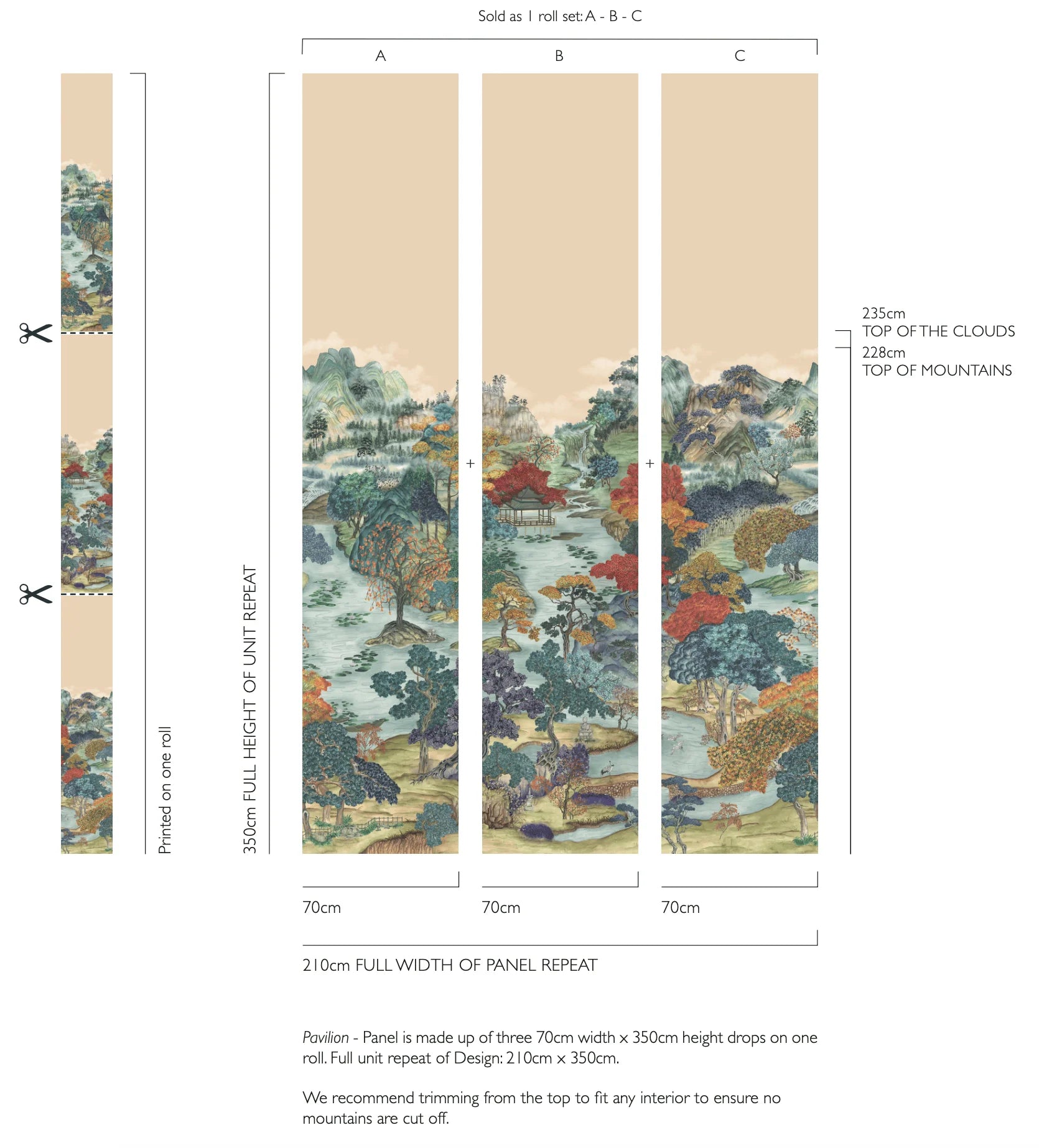 Carta da parati "Pavilion" - YOKU | COLE&SON