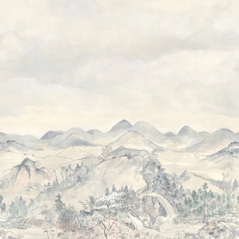 Carta da parati "Japanese Chinoiserie - color beige" - YOKU | COLE&SON