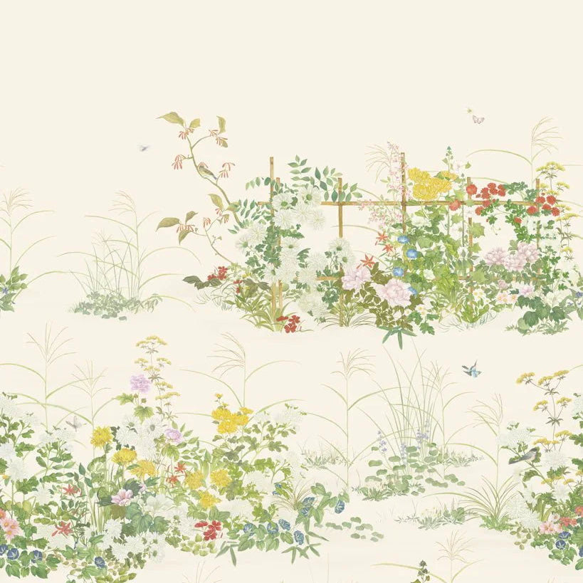 Carta da parati "Scenic Flora beige chiaro" - YOKU | COLE&SON