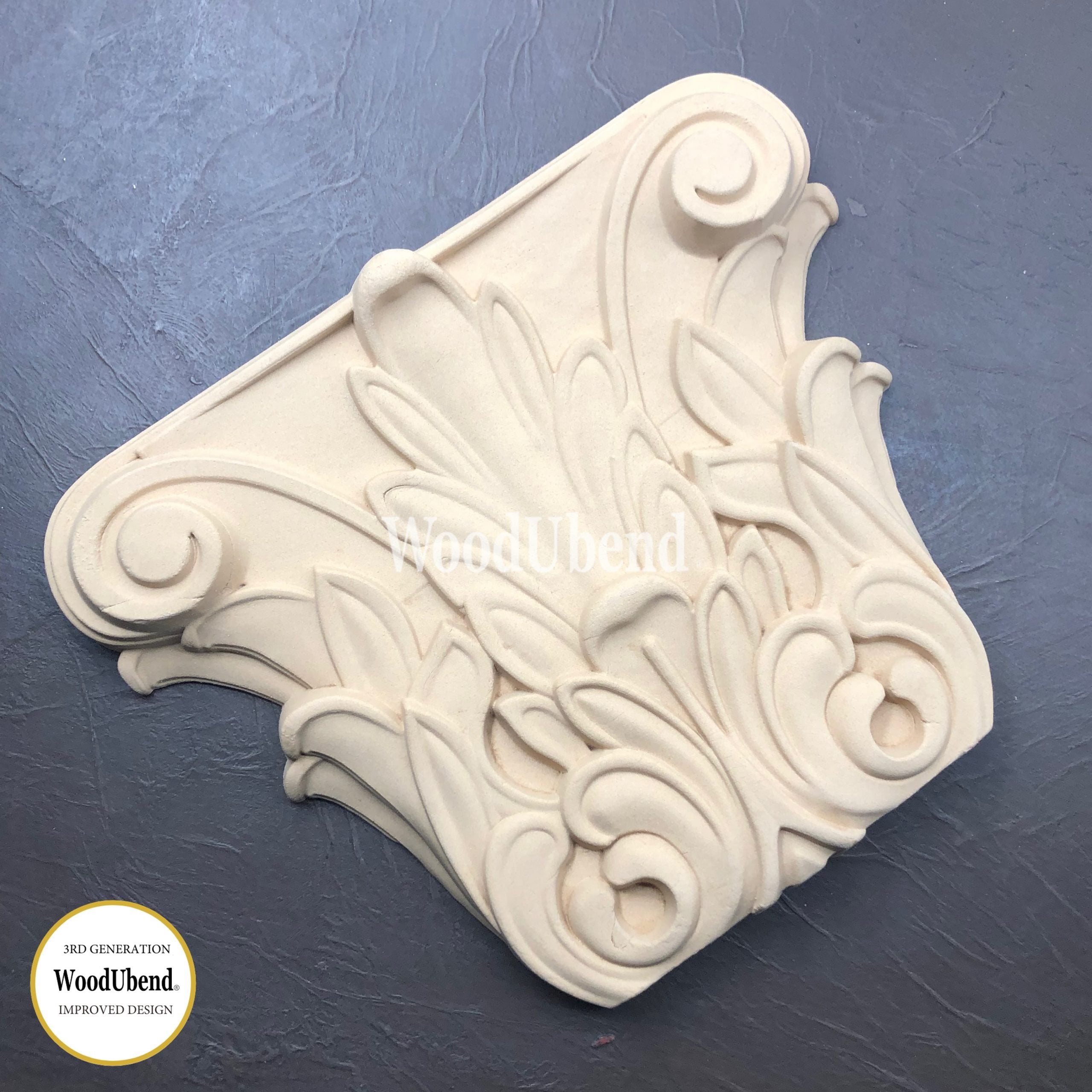 Fregio Decorativo “Capitello Corinzio”, WoodUbend