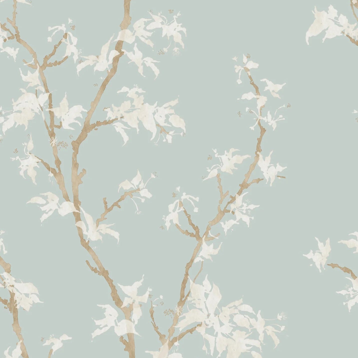 Wallpaper "Sticky Grass Aquamarine" | Harlequin