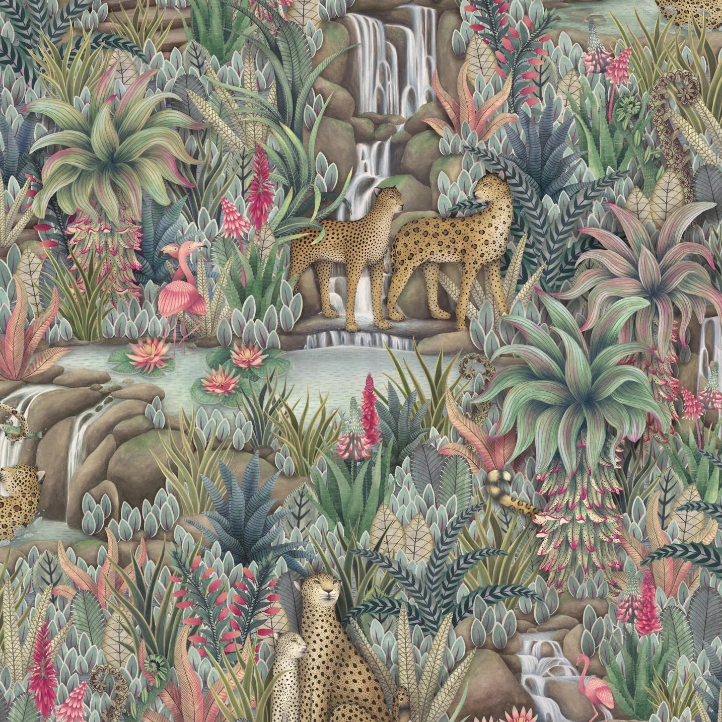Carta da Parati “Injisuthi verde scuro" | COLE & SON ARDMORE BAOBAB