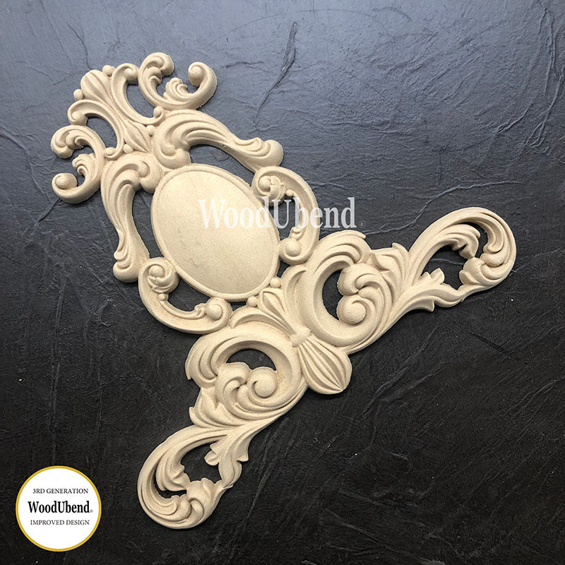 Fregio decorativo "Stemma reale", WoodUbend