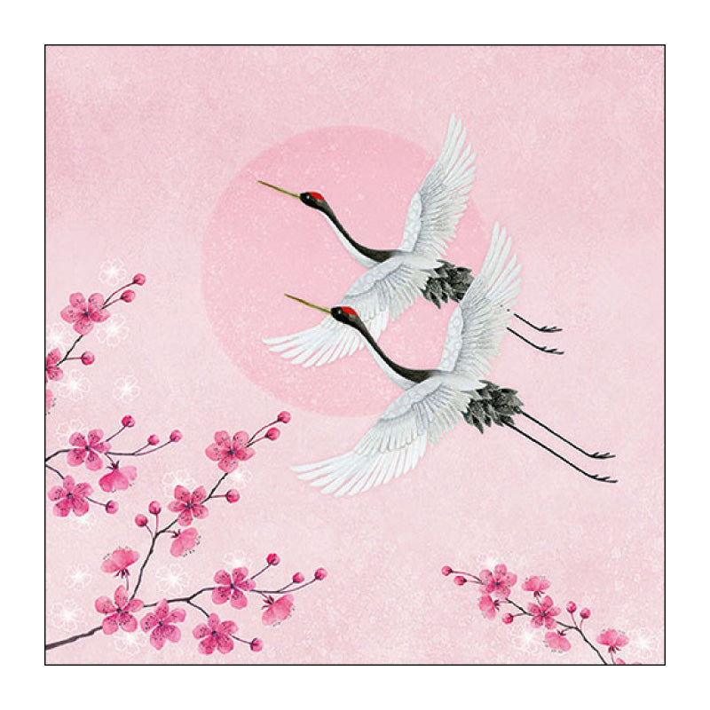 Tovaglioli "Gru Rosa" - Pacco Da 20