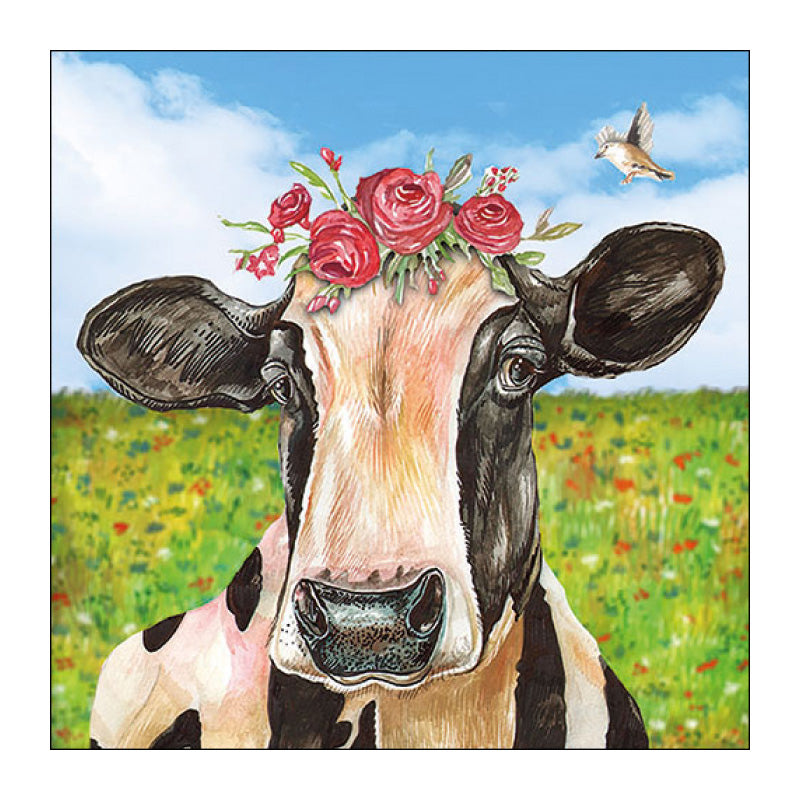 Tovaglioli "Mucca" - Pacco Da 20