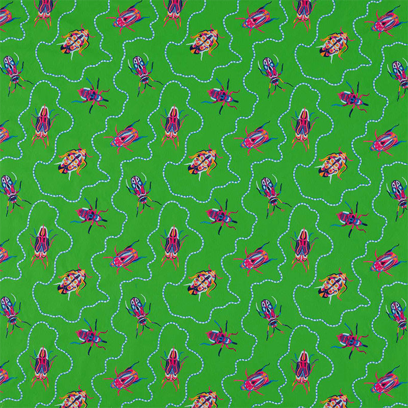 TESSUTO "JEWEL BEETLES EMERALD" - HARLEQUIN