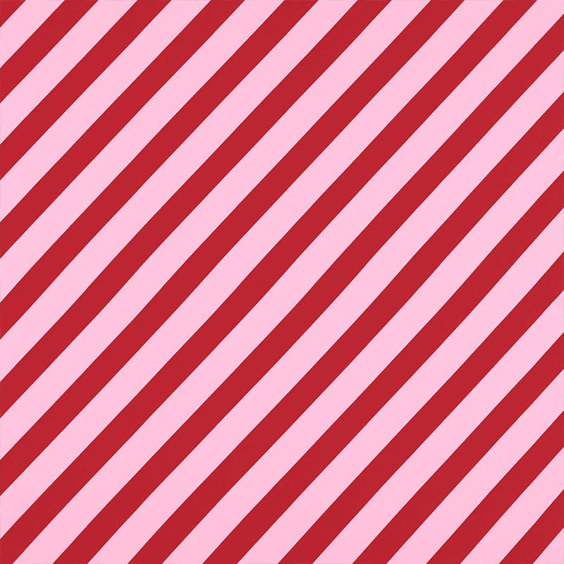 Tessuto “PAPER STRAW STRIPE RUBY/ROSE” | HARLEQUIN