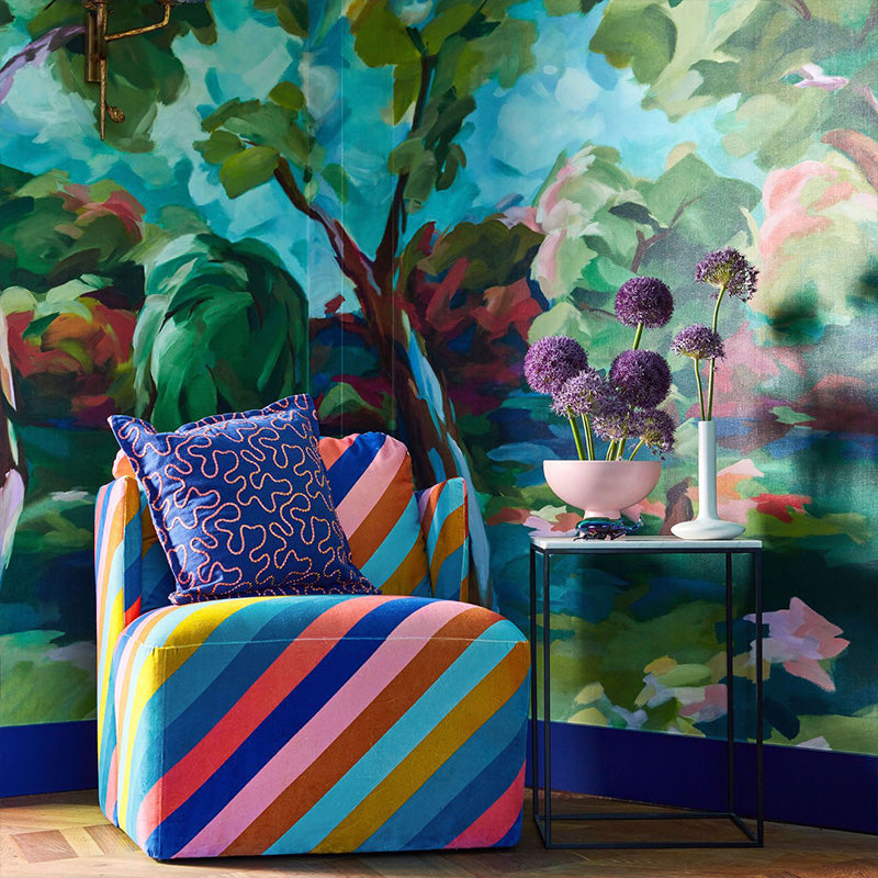 TESSUTO "WIGGLE ROSE LAPIS/SPINEL" - HARLEQUIN