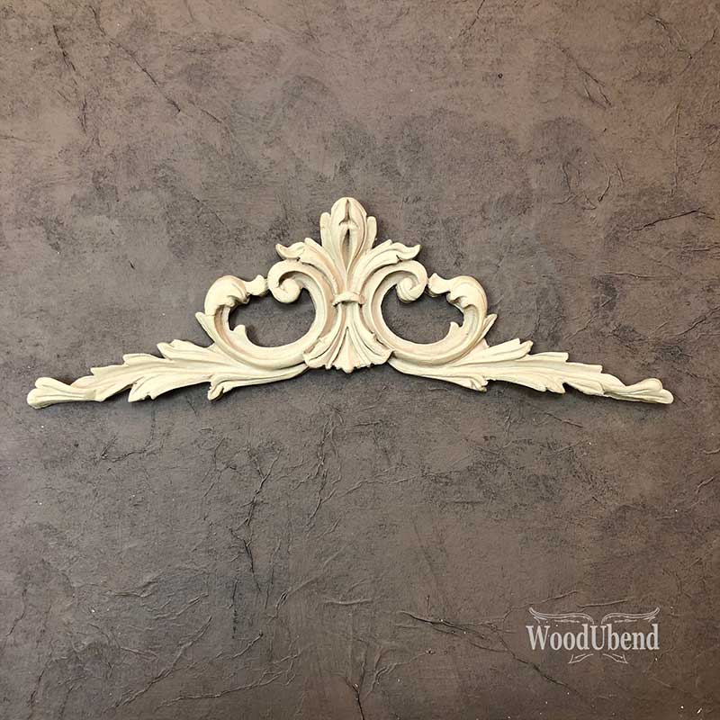 Grande Fregio Decorativo "Cimasa con Acanto", WoodUbend