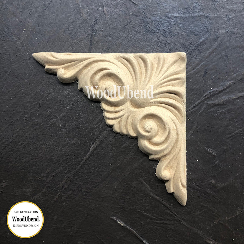 Fregio Decorativo “Cimasina Plumes”, WoodUbend