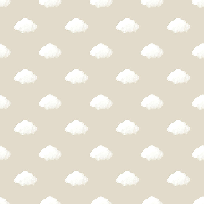 Carta da parati "Beige Clouds" a metraggio o rotolo