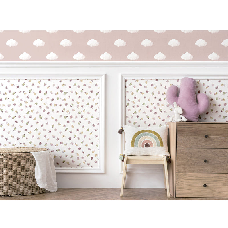 Carta da parati "Pink Clouds" a metraggio o rotolo