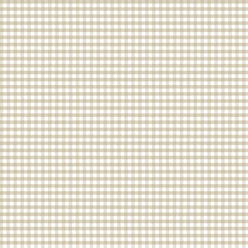 Carta da parati "Country Squares Sable" a metraggio o rotolo