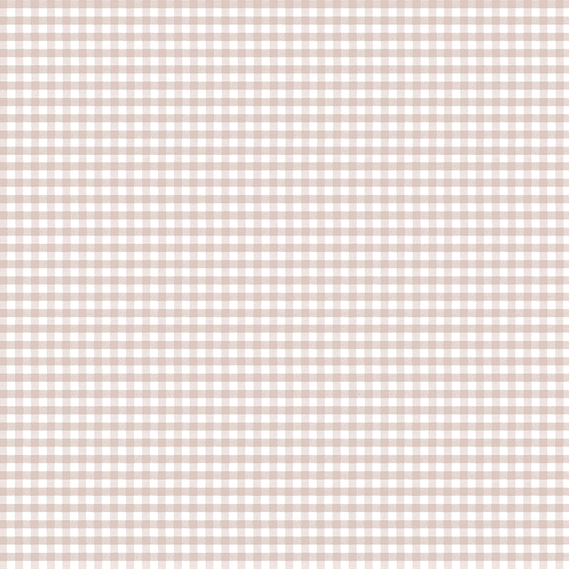 Carta da parati "Country Squares Rose" a metraggio o rotolo