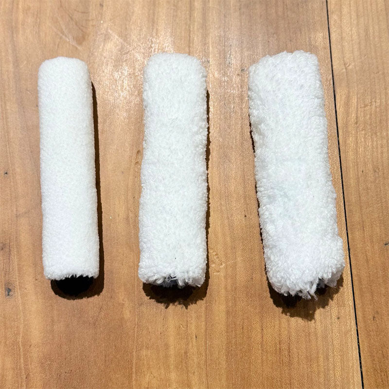 Ricarica Rullo Piccolo "Ce l'ho Corto" In Microfibra Bianca 5mm