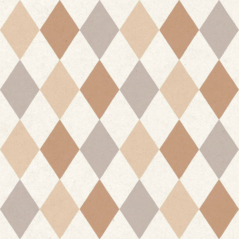 Carta da parati "Rombi - Rosa", a metraggio o a rotolo