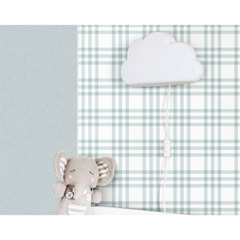 Carta da parati "Scozzese - Azzurro", a metraggio o rotolo