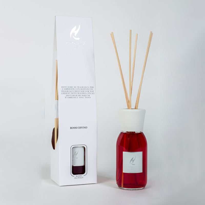 Profumatore "Rosso Divino" Diffusore a bastoncino, Hypno Casa, 100 ml