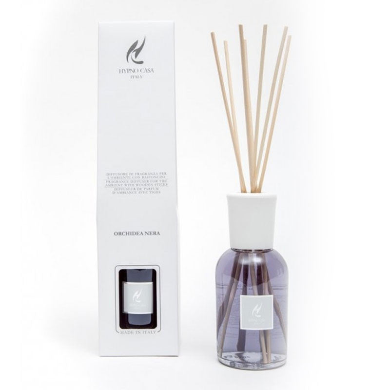 Profumatore "Orchidea Nera" Diffusore a bastoncino, Hypno Casa, 250 ml