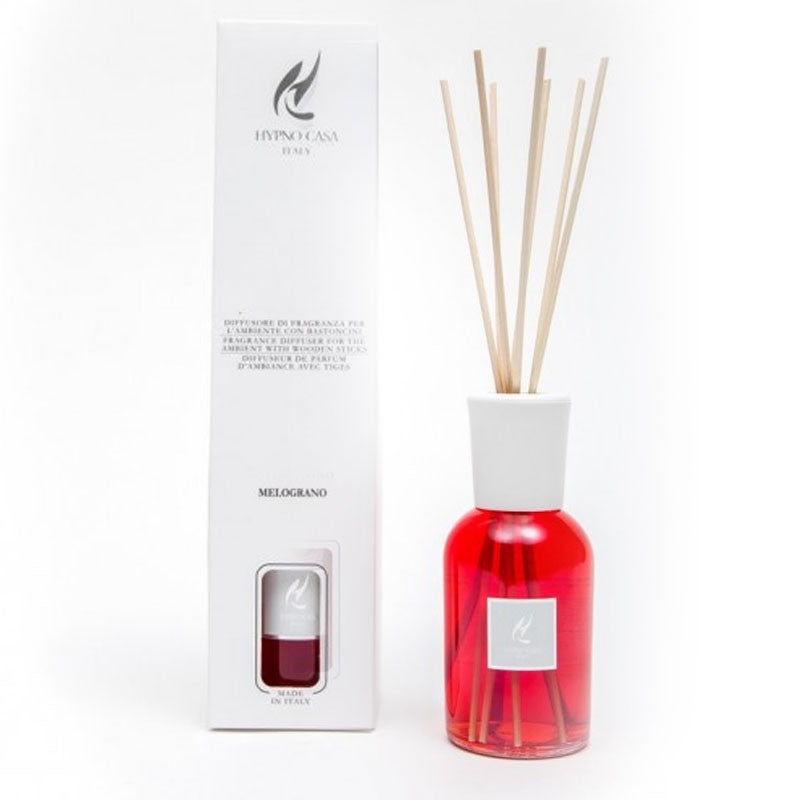 Profumatore "Melograno" Diffusore a bastoncino, Hypno Casa, 250 ml
