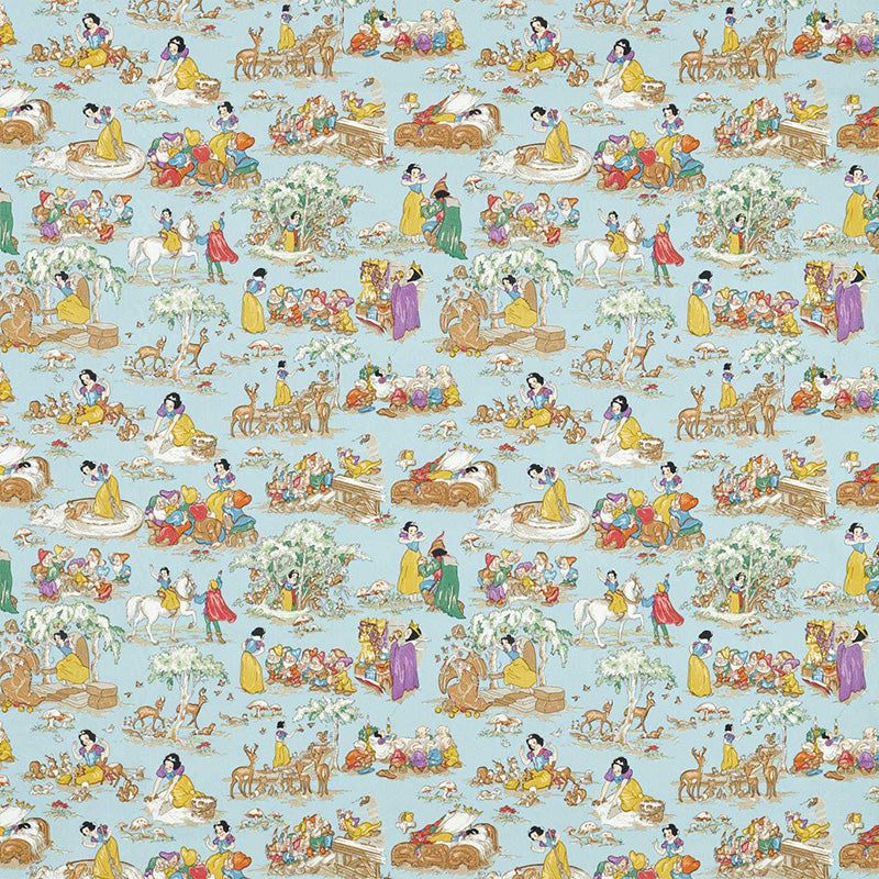 TESSUTO "SNOW WHITE PUDDLE BLUE" - Disney x HOME - Sanderson