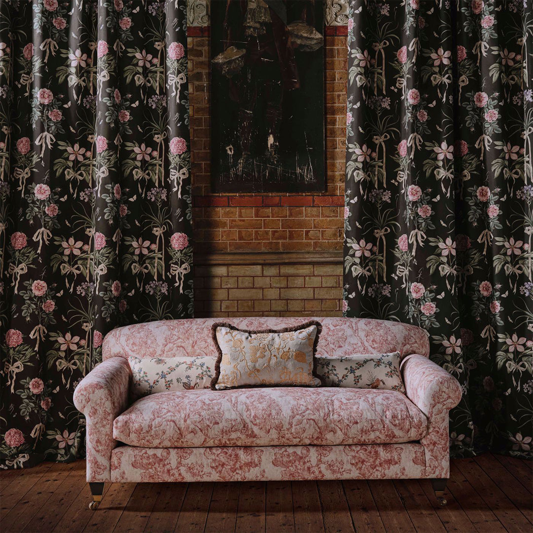 TESSUTO "FRINGED TULIP TOILE PUTTY" - Giles Deacon - SANDERSON