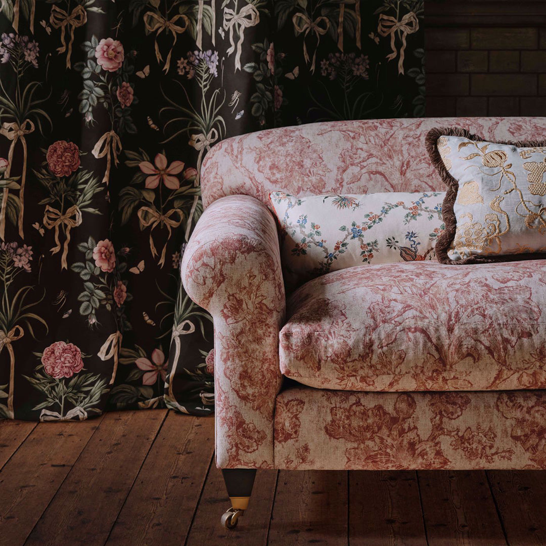 TESSUTO "FRINGED TULIP TOILE PUTTY" - Giles Deacon - SANDERSON