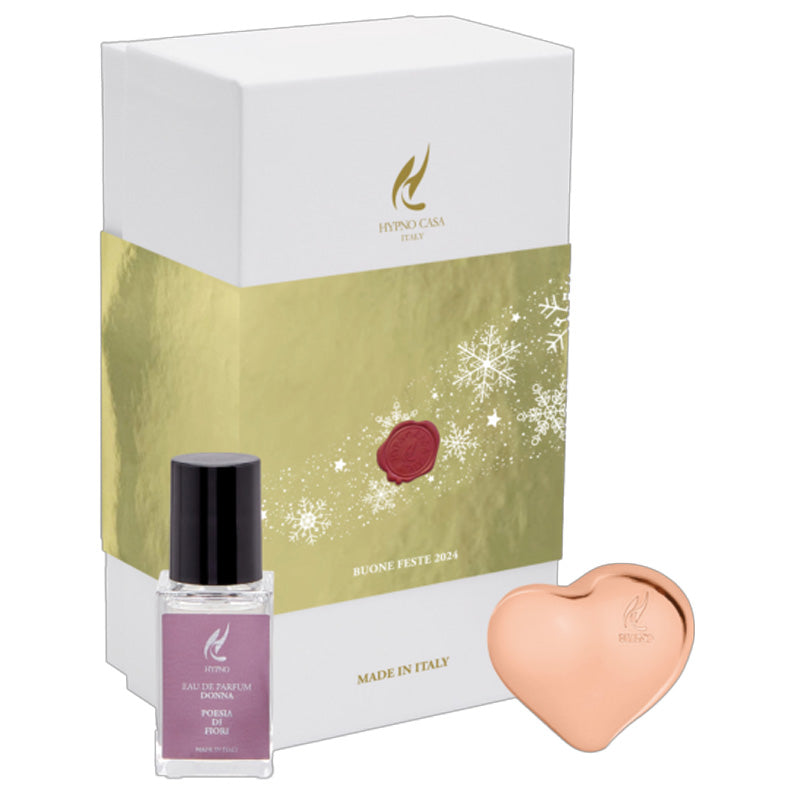 Confezione Regalo profumo auto cuore "Poesia di fiori" Hypno Casa