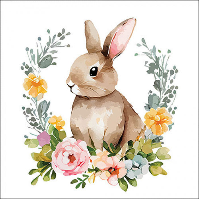 Tovaglioli in carta "Cute Easter rabbit" - pacco da 20